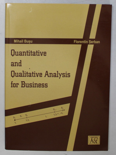 QUANTITATIVE AND QUALITATIVE ANALYSIS FOR BUSINESS by MIHAIL BUSU and FLORENTIN SERBAN , 2022
