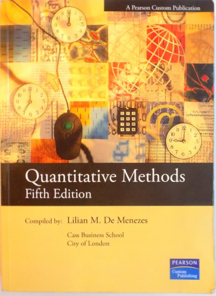 QUANTITATIVE METHODS, FIFTH EDITION de LILIAN M. DE MENEZES, 2007