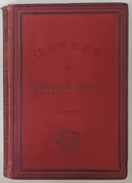 QUATREVINGT - TREIZE par VICTOR HUGO , ILUSTRATA CU PESTE 100  DE GRAVURI , EDITIE DE SFARSIT DE SECOL XIX