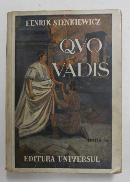 QUO VADIS - roman de HENRYK SIENKIEWICZ , 1943
