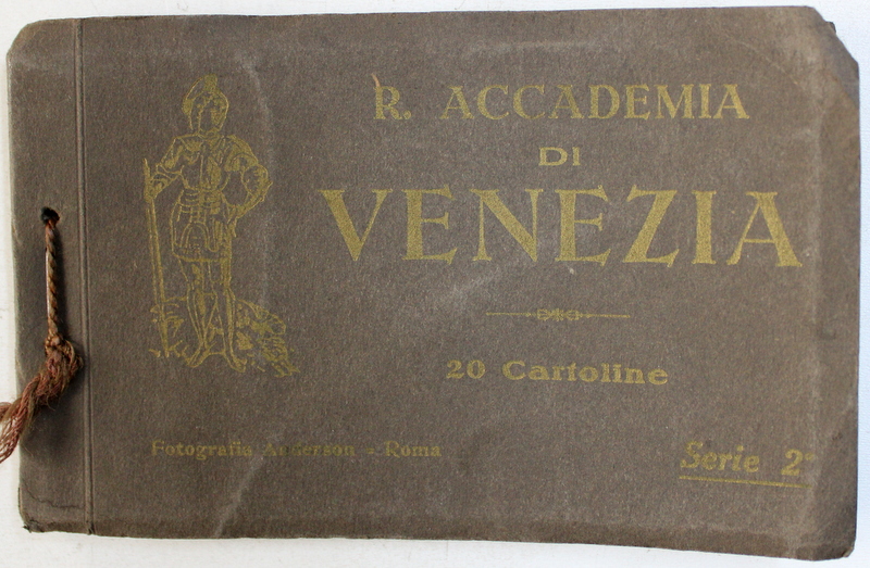 R. ACADEMIA DI VENEZIA  - 20 CARTOLINE , FOTOGRAFIA DI ANDERSON  - ROMA , EDITIE INTERBELICA