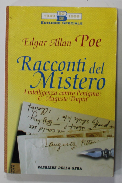 RACCONTI DEL MISTERO di EDGAR ALLAN POE , EDITIE IN LB. ITALIANA , 1994