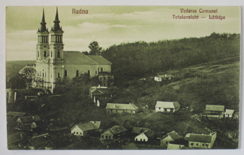 RADNA , VEDEREA COMUNEI , CARTE POSTALA ILUSTRATA , 1925