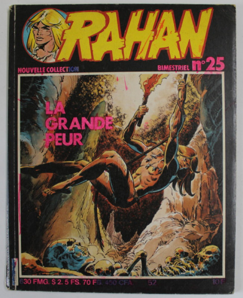 RAHAN , NR. 25 , LA GRANDE PEUR