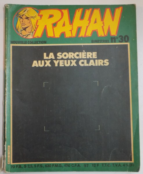 RAHAN , NR. 30 , LA SORCIERE AUX YEUX CLAIRS
