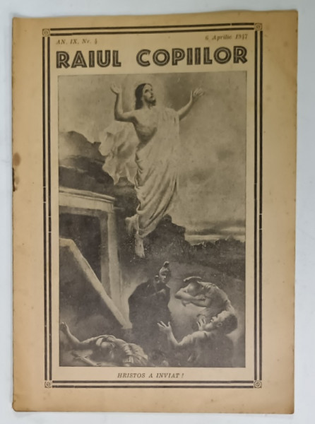 RAIUL COPIILOR , REVISTA , NR. 4  ,  1947