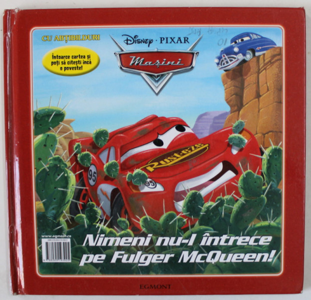 RAMONE CEL ALBASTRU / NIMENI NU- L INTRECE PE FULGER McQUEEN ! , SERIA DISNEY - PIXAR , MASINI , TIPARITA FATA - VERSO , COLEGAT  , 2010