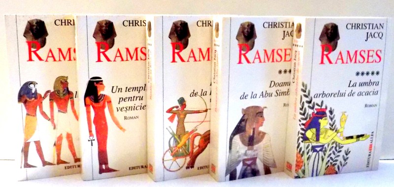 RAMSES, FIUL INIMII de CHRISTIAN JACQ, VOL I-V , 2004