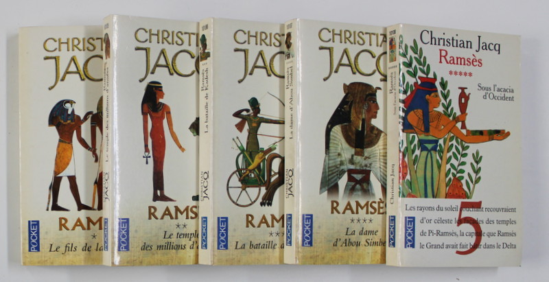 RAMSES par CHRISTIAN JACQ , TOME I -V , 1995