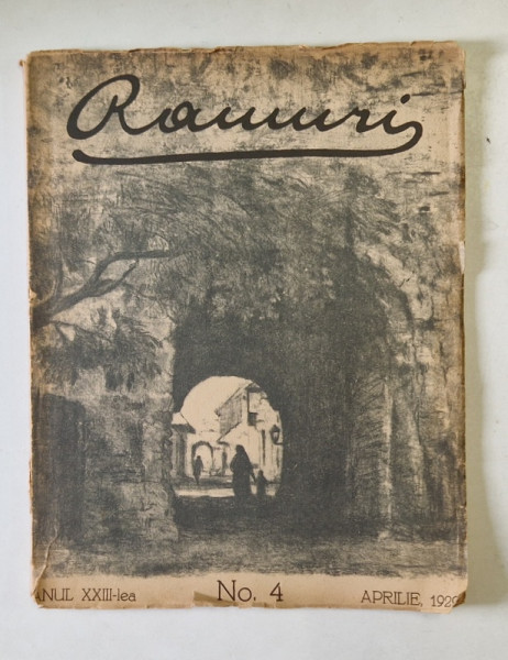 RAMURI , REVISTA , ANUL XXIII , NR. 4 , APRILIE 1929
