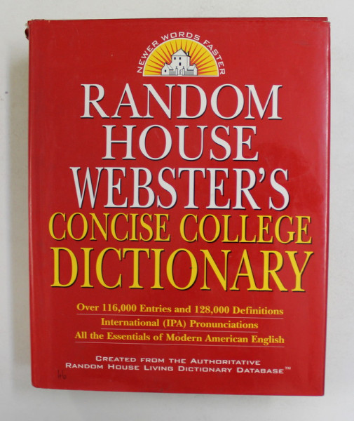 RANDOM HOUSE WEBSTER 'S CONCISE COLLEGE DICTIONARY , 1998