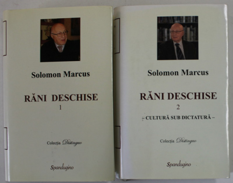RANI DESCHISE , VOLUMELE I - II de SOLOMON MARCUS , 2012