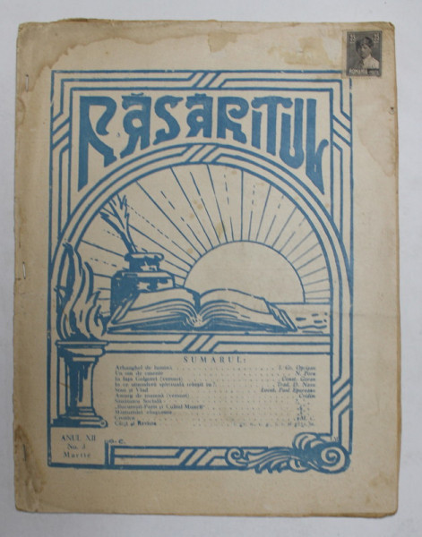 ' RASARITUL '  , ORGAN AUTORIZAT AL ' CASELOR NATIONALE ' SI AL ASOCIATIEI ' SANATATEA SOCIALA ' , ANUL XI , NR. 13 - 14  , SEPT . - OCT .  , 1929