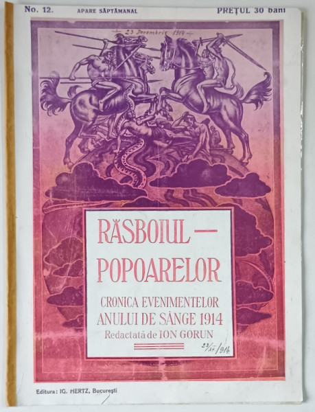 RASBOIUL POPOARELOR  NR. 12 , 1914