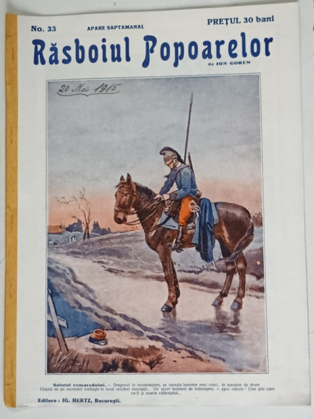 RASBOIUL POPOARELOR ,  NR. 33 , 1915