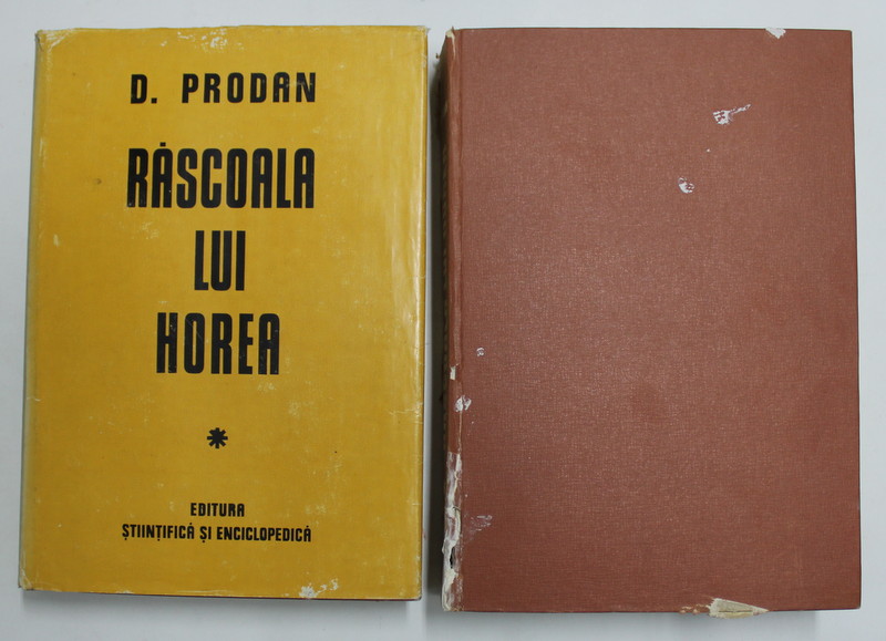 RASCOALA LUI HOREA de D. PRODAN , VOLUMELE I - II , 1979