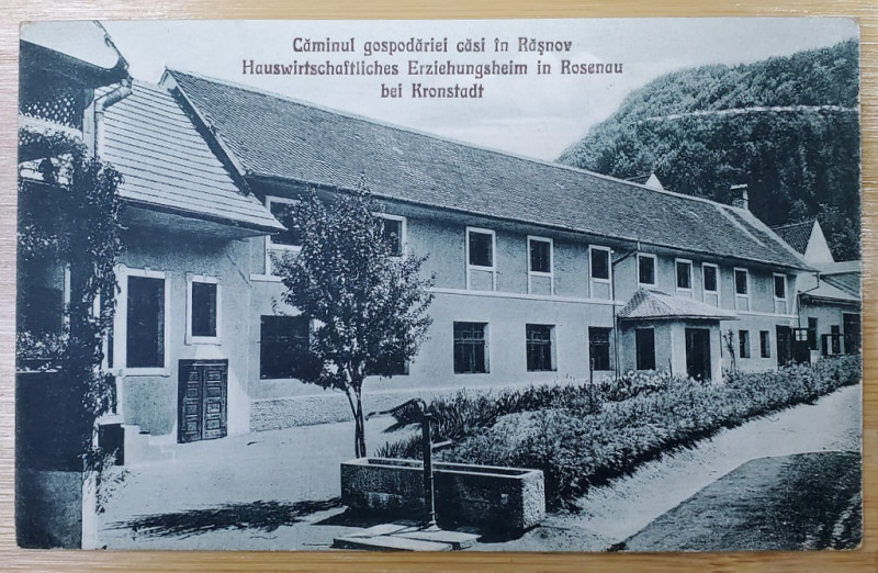 RASNOV , CAMINUL GOSPODARIEI , CARTE POSTALA ILUSTRATA , 1924