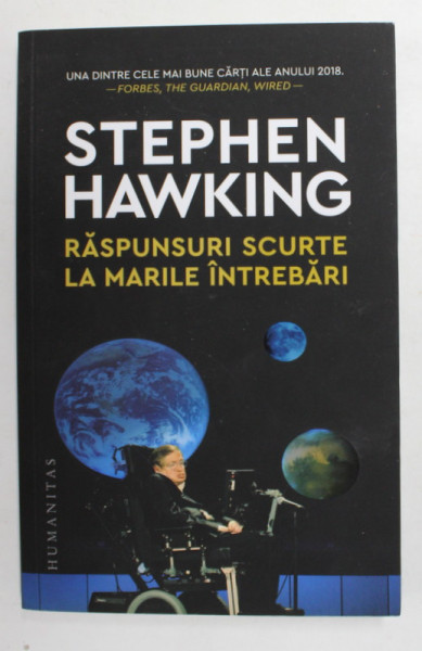 RASPUNSURI SCURTE LA MARILE INTREBARI de STEPHEN HAWKING , 2021