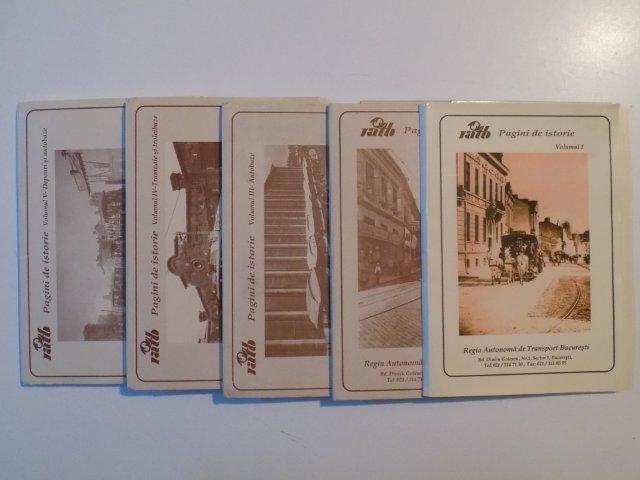RATB , PAGINI DE ISTORIE , 5 VOL