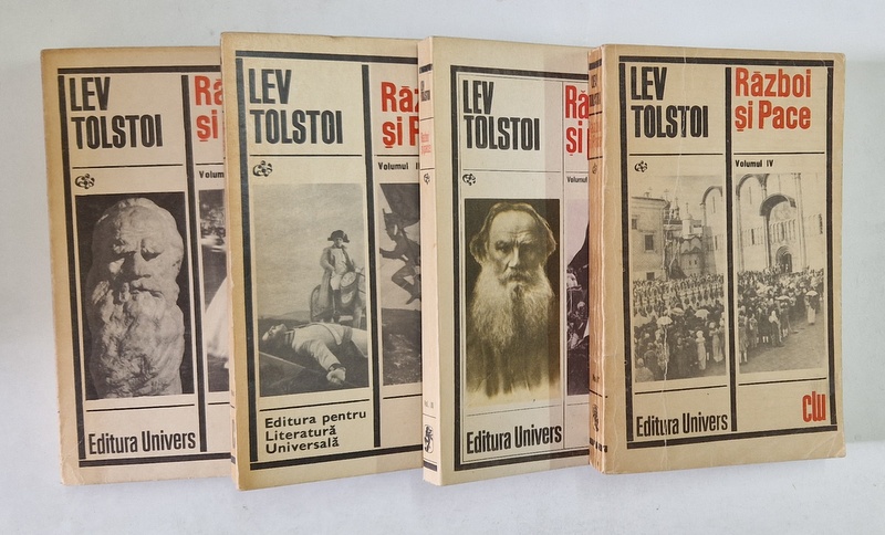 RAZBOI SI PACE , VOLUMELE I - IV de LEV TOLSTOI , 1971