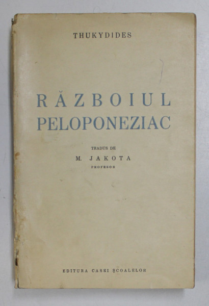 RAZBOIUL PELOPONEZIAC de THUKYDIDES  1941