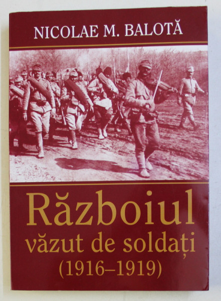 RAZBOIUL VAZUT DE SOLDATI 1916 - 1919 de NICOLAE M . BALOTA , 2019