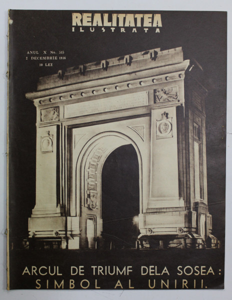 Realitatea Ilustrata, Anul X, Nr. 515, 2 Decembrie 1936