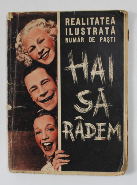 REALITATEA ILUSTRATA , NUMAR DE PASTI - HAI SA RADEM , 1937