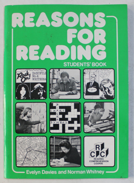 REASONS FOR READING  - STUDENTS ' BOOK by EVELYN DAVIES and NORMAN WHITNEY , 1987
