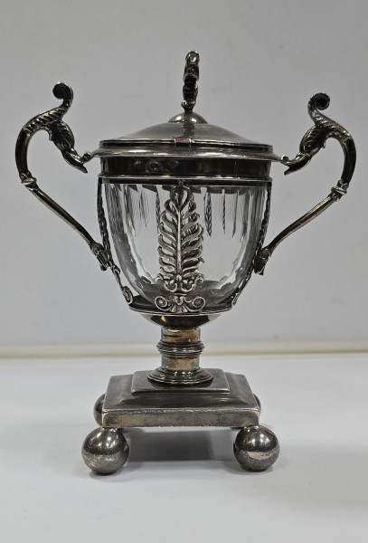 Recipient din argint pentru mustar, Pierre Jacques Meurice, cca. 1800