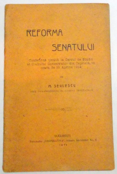 REFORMA SENATULUI