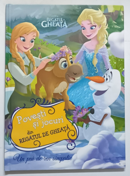 REGATUL DE GHEATA , POVESTI SI JOCURI DIN REGATUL DE GHEATA , UN PUI DE REN SIMPATIC , ACTIVITATI  , 2014