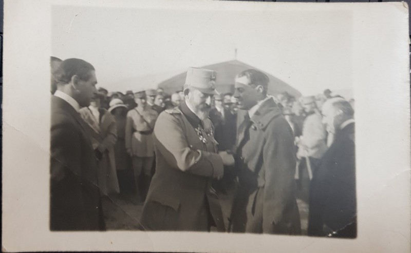 REGELE FERDINAND , PRIMUL RAZBOI MONDIAL - CARTE POSTALA FOTO