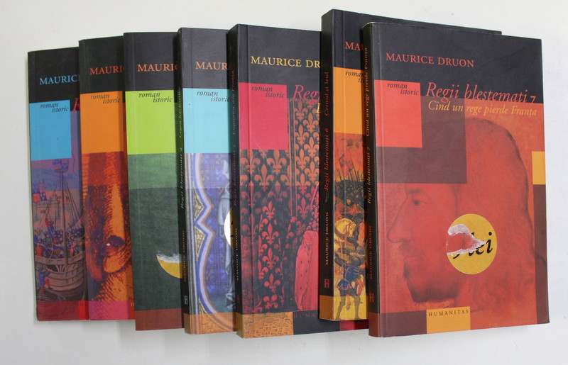 REGII BLESTEMATI , 7 VOLUME de MAURICE DRUON , 2002