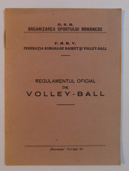 REGULAMENTUL OFICIAL DE VOLLEY - BALL