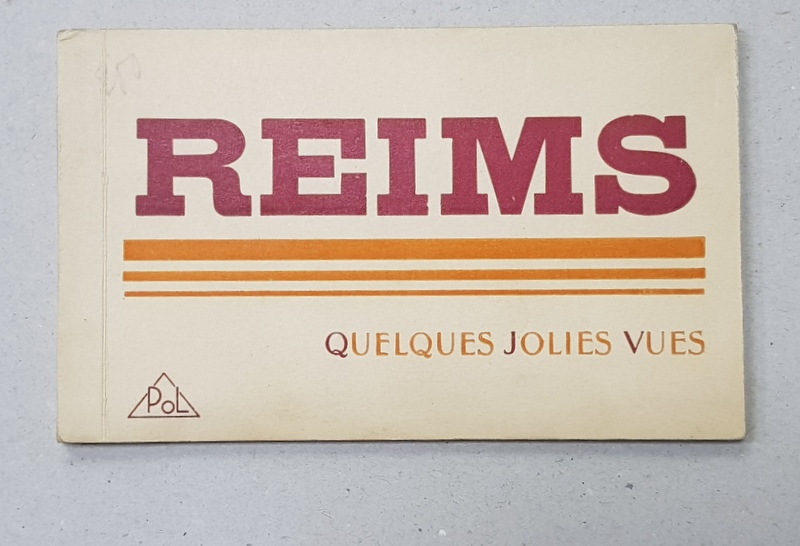 REIMS  - QUELQUES JOLIES VUES  , MINIALBUM CU CARTI POSTALE ILUSTRATE , DETASABILE , PERIOADA INTERBELICA