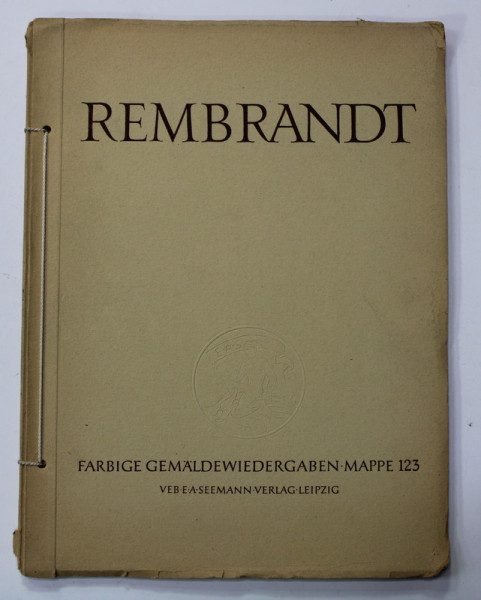 REMBRANDT 1606 -1669 - ZEHN FARBIGE GEMALDEWIEDERGABEN , 1956