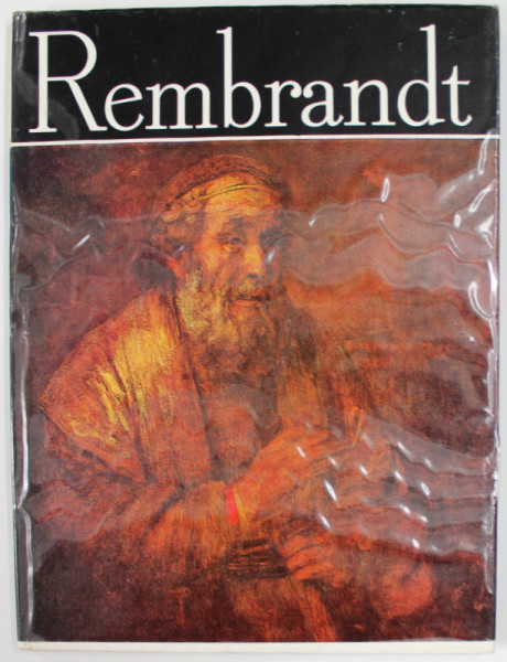 REMBRANDT de VICTOR H. ADRIAN , 1977 , SUPRACOPERTA CU URME DE UZURA SI HALOURI DE APA