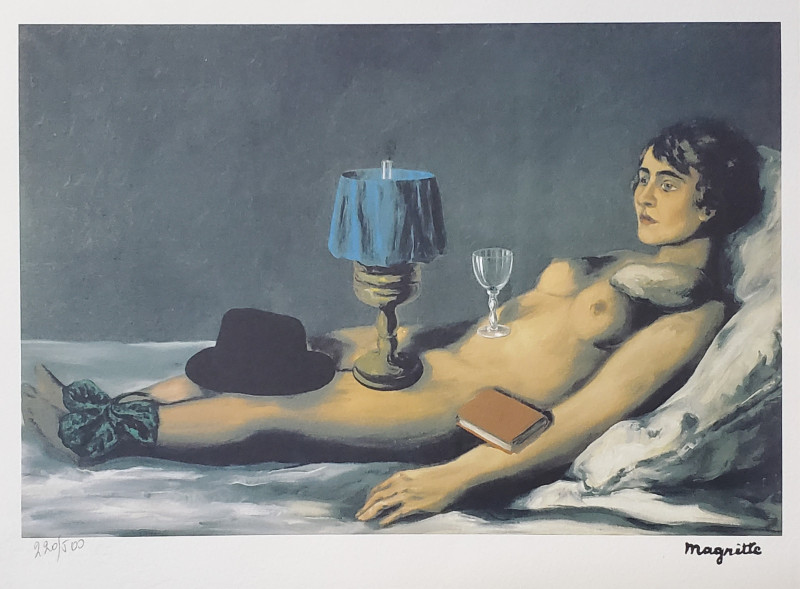 Rene Magritte (1898-1967) - La nu couche
