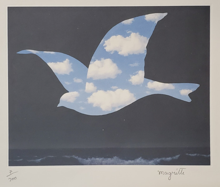 Rene Magritte - La Promesse, Serigrafie