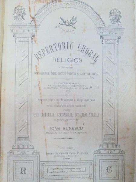 REPERTORIUL CHORAL RELIGIOS 1886-IOAN BUNESCU
