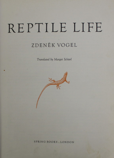 REPTILE LIFE by ZDENEK VOGEL , ANII '60