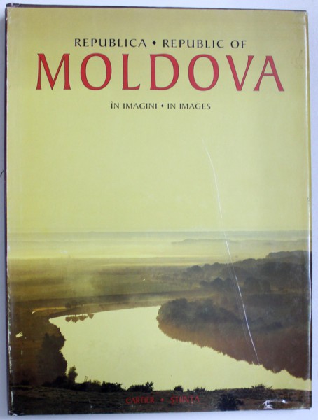 REPUBLICA MOLDOVA IN IMAGINI de VITALIE COROBAN ...VALERIE VOLONTIR , EDITIE BILINGVA ROMANA  - ENGLEZA , 1998