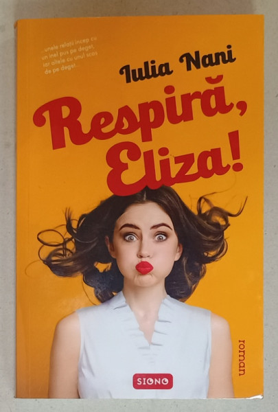 RESPIRA , ELIZA ! de IULIA NANI , 2023 , DEDICATIE *