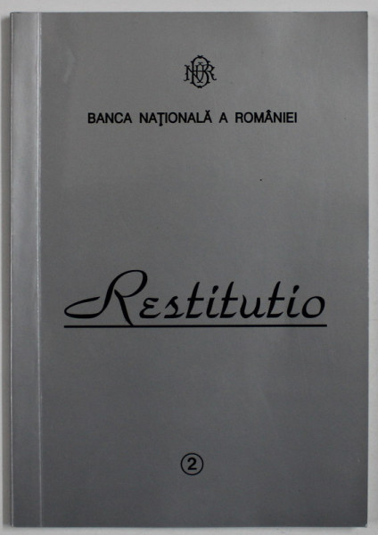 RESTITUTIO , VIATA SI OPERA LUI VIRGIL MADGEARU ,  SURICA ROSENTULER , SABINA MARITIU si WILHELM SALATER , 2002