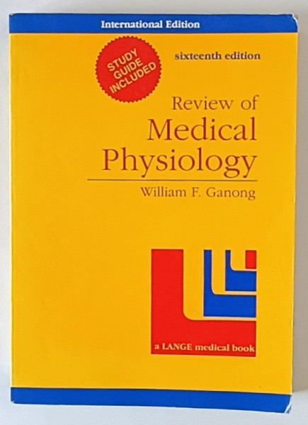 REVIEW OF MEDICAL PHYSIOLOGY , 1993 de WILLIAM F. GANONG