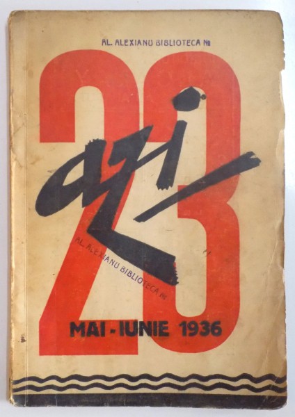 REVISTA ''AZI'', NR. 23, MAI - IUNIE 1936