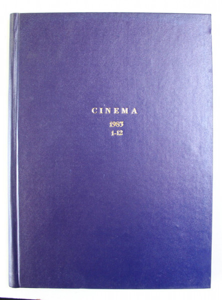 REVISTA ' CINEMA ' , COLEGAT DE 12  NUMERE , AN COMPLET , 1983