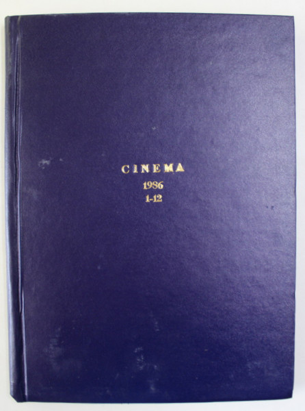 REVISTA ' CINEMA ' , COLEGAT DE 12  NUMERE , AN COMPLET , 1986