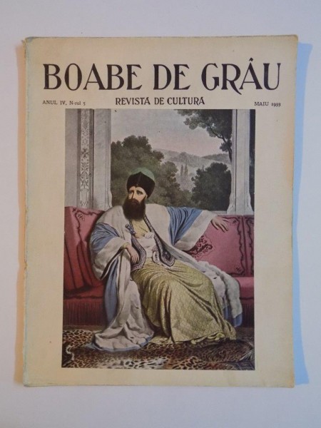 REVISTA DE CULTURA BOABE DE GRAU , ANUL IV NR. 5 MAI 1933